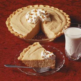 Peanut Butter Custard Pie Recipe Image